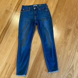 7 For All Mankind B(AIR) AUTHENTIC DENIM ANKLE SKINNY jeans size 25